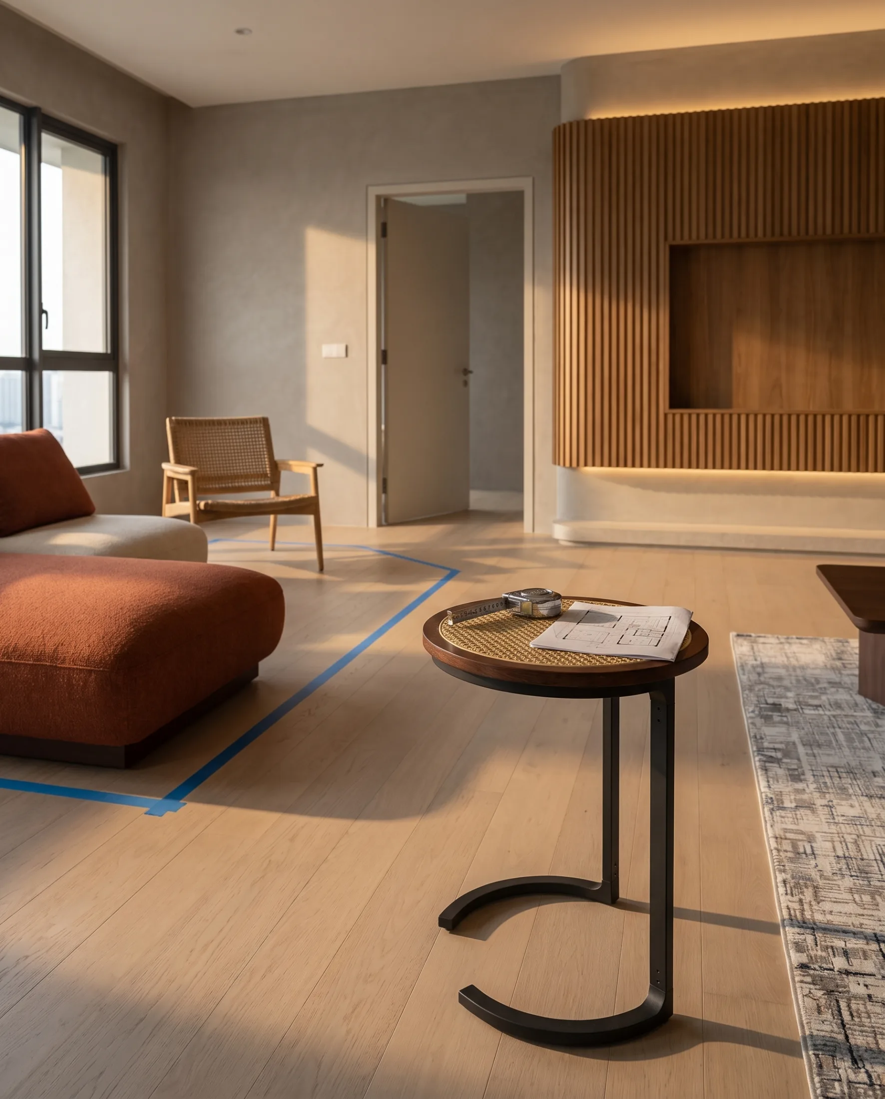 A room prepared for delivery day