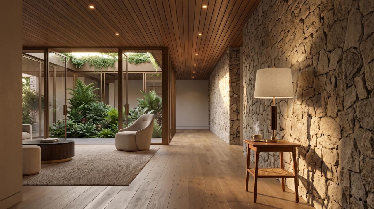 Zyra Table Lamp, in a room