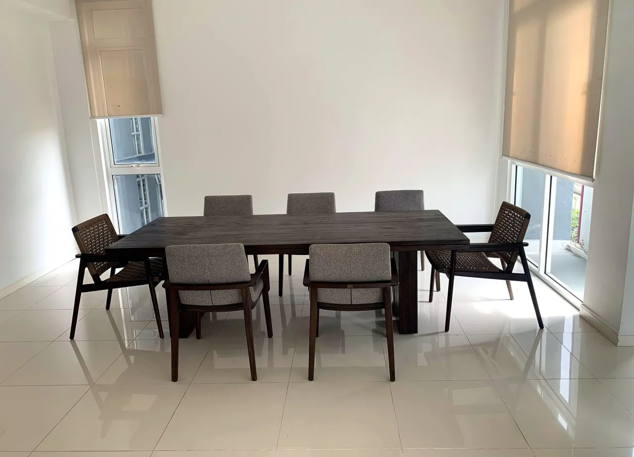 Dining Room: Caruso Dining Table with Theo Dining Chair