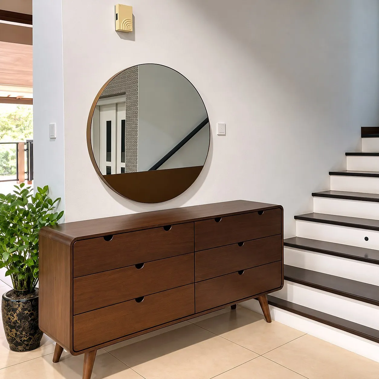 Entrance Hall: Roundy Infinity Mirror