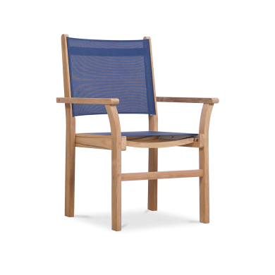 Captiva Stacking Chair - Navy