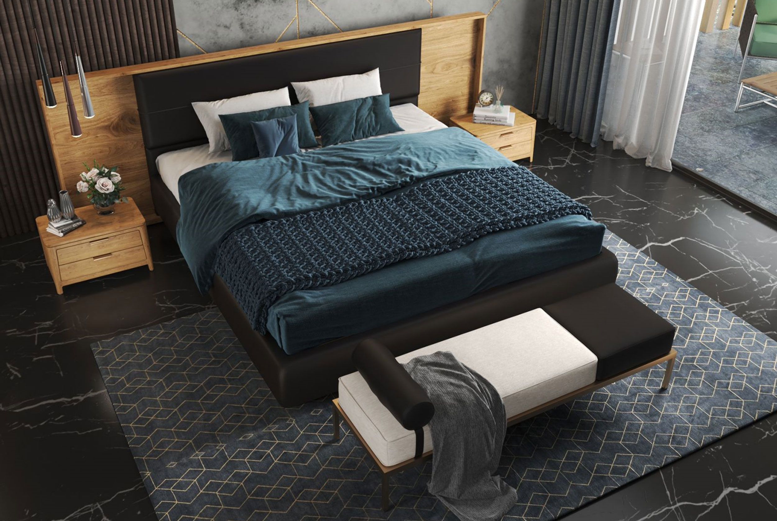 Modern Bedroom Design Tips, Bed Frame Accessories